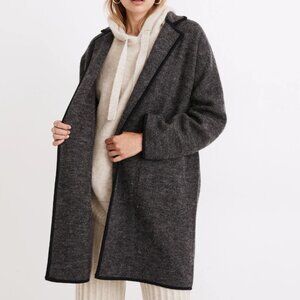 Madewell Herringbone Courton Sweater Coat– Size L (NWT)